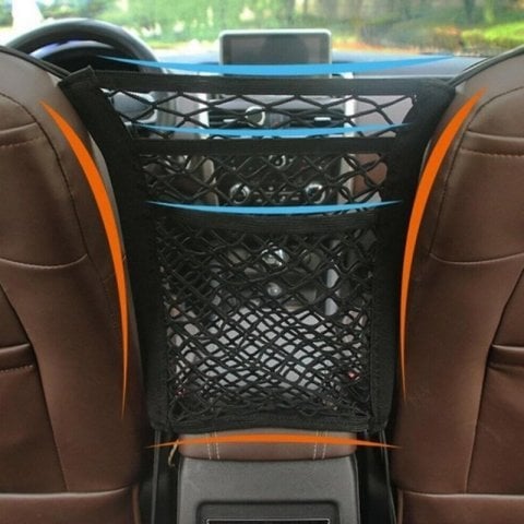 Ücretsiz Kargo Araç İçi 2 Koltuk Arası 2 Gözlü Çok Amaçlı File