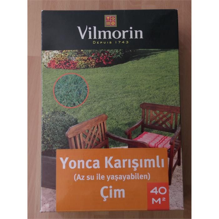 Vilmorin Yonca Karışımlı Az Su İle Yaşayabilen Çim Tohumu(1 Kg)