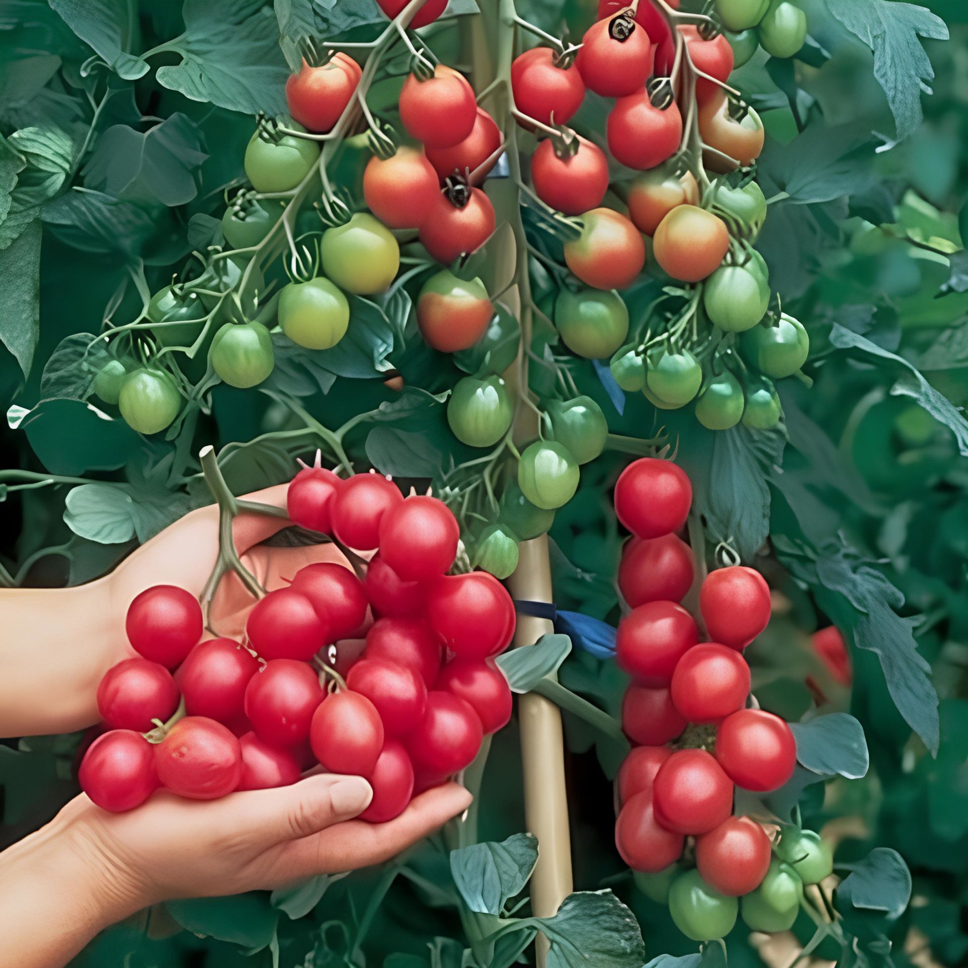 Doğal Ata Tohumu Çeri Salkım Domates Tohumu(20 tohum)