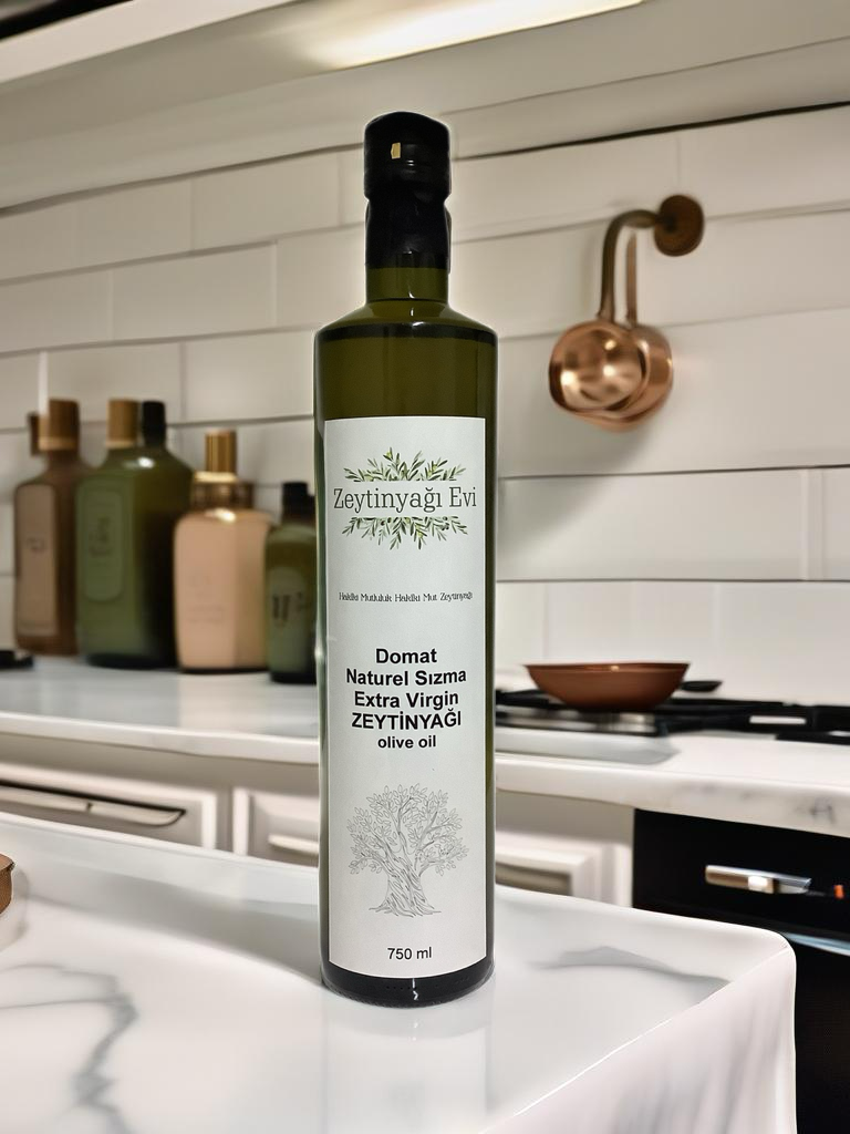 Gurme Domat Naturel Sızma Zeytinyağı Cam Şişe 750 ML