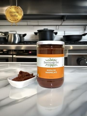 Kızılcık Marmelatı Cam Şişe 800 Gram