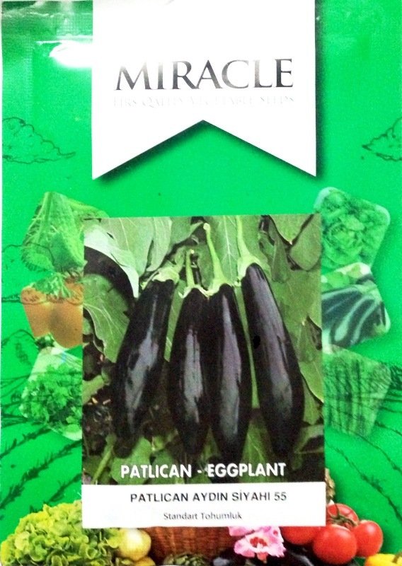 Miracle Aydın Siyahı Patlıcan Tohumu (10 gram)
