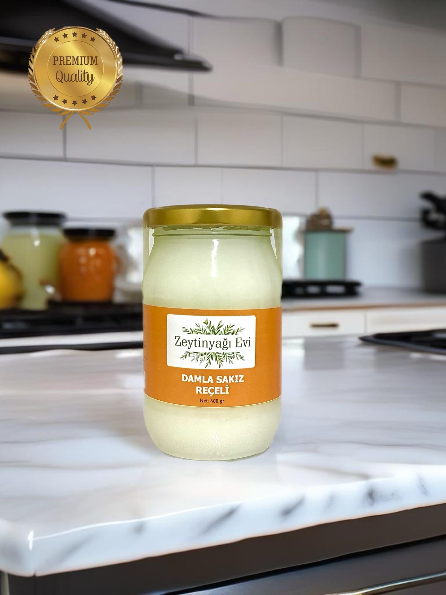 Damla Sakız Reçeli Macunu Şişe 400 Gram