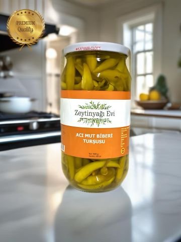 Acı Mut Biberi  Turşusu  Net 1000 Gram