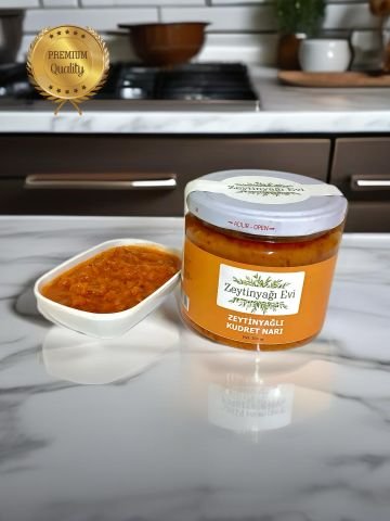 Yöresel Lezzetler Zeytinyağlı Kudret Narı 300 gram Cam Kavanoz