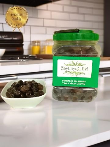 Sele Sofralık Siyah Zeytin 900 Gram Doğal Fermente 900 Gram