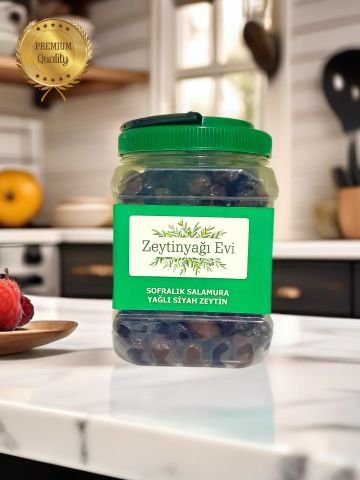 Sele Sofralık Siyah Zeytin 900 Gram Doğal Fermente 900 Gram