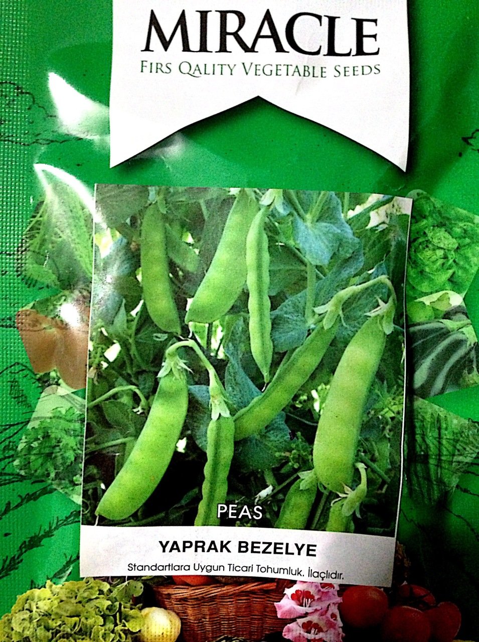 Miracle Yaprak Bezelye Tohumu (1 kg)